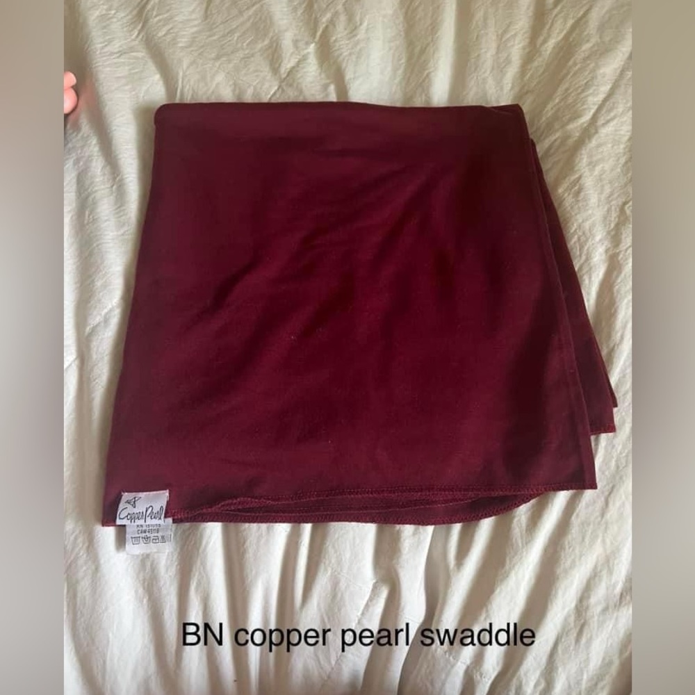 Copper pearl swaddle